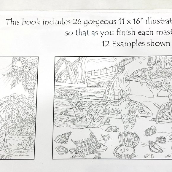 Color Me Your Way #4 Adult Coloring Book - NEW - Picture 7 of 7